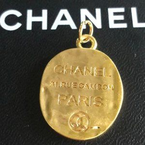Authentic Vintage Chanel Double Sided Vintage Zipper Pull